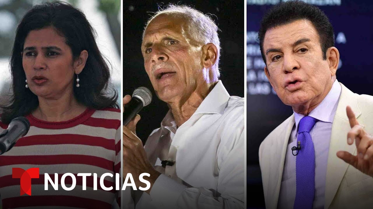 Honduras enfrenta re&ntilde;ida elecci&oacute;n con un triple empate y Trump apoyando a uno | Noticias Telemundo