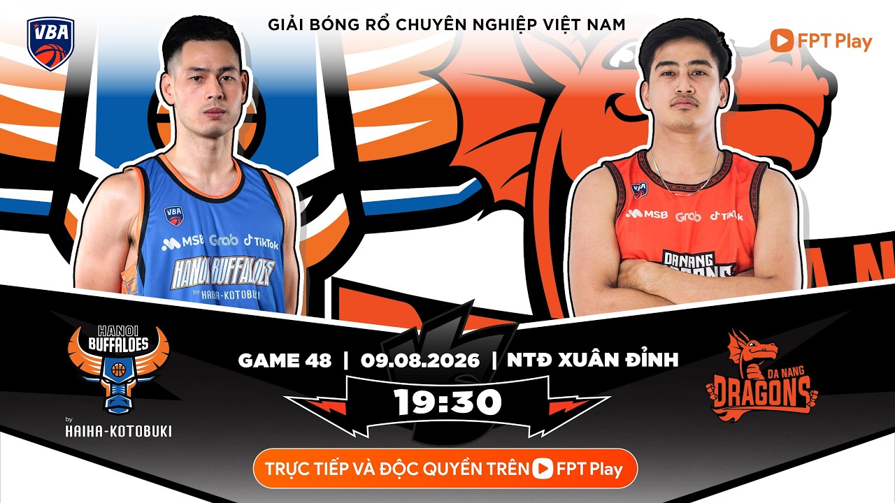 VBA 2026 - GAME 48: Hanoi Buffaloes by HAIHA KOTOBUKI vs Danang Dragons l 9/8