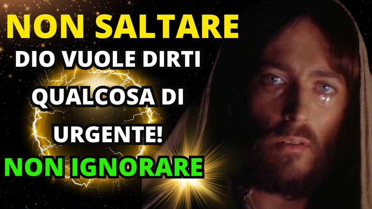 URGENTE 👉 DIO VUOLE DIRTI QUALCOSA ASCOLTALO ORA!- MESSAGGIO DI FEDE