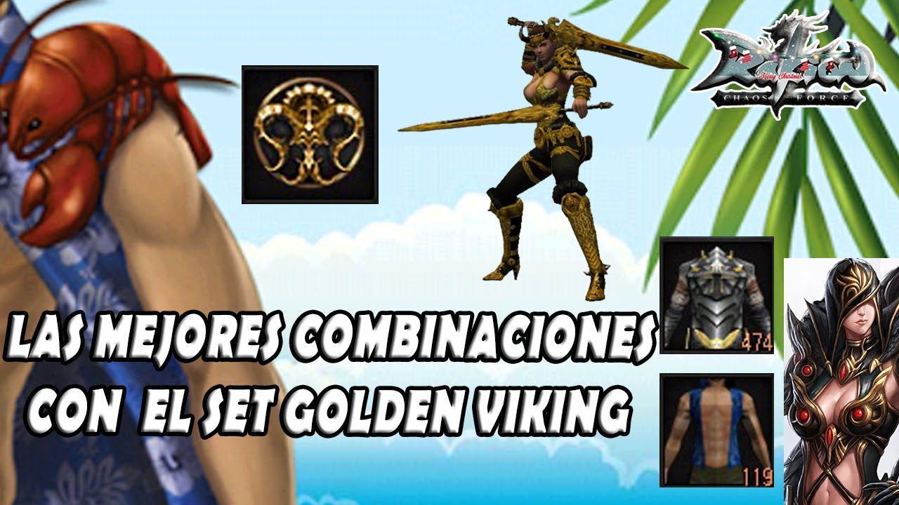 LAS MEJORES COMBINACIONES CON EL SET GOLDEN VIKING, CUALQUIER MODO  -  RAKION LATINO