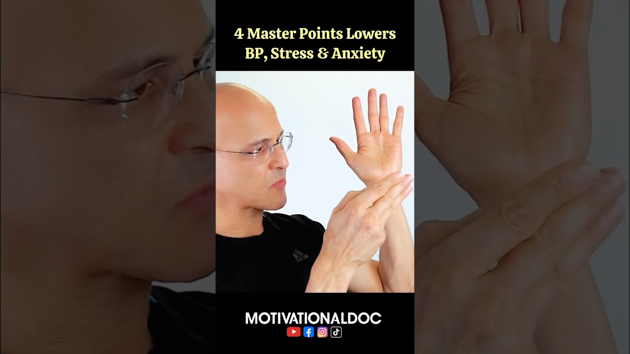 4 Master Points Lowers Blood Pressure, Stress & Anxiety!  #drmandell #health