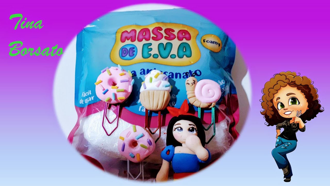 Como modelar com massa de EVA [fiz vários testes com essa massa incrível]