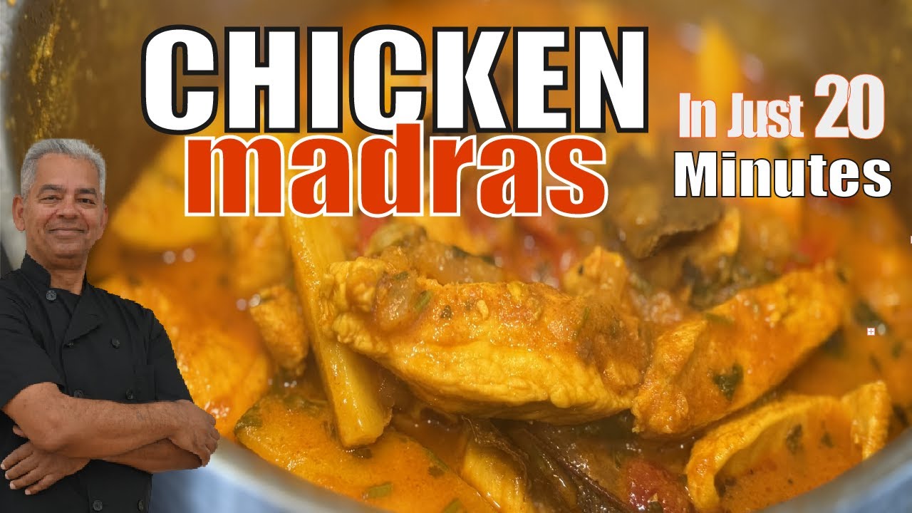 how to cook Chicken Madras  in 20 Minutes by chef Din, best Quick chicken Madras Recipe