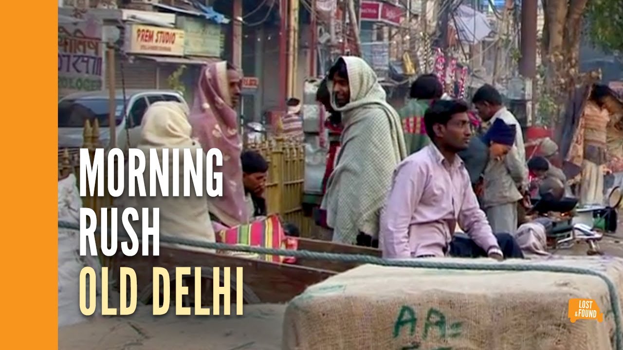 Morning on the streets of Old Delhi