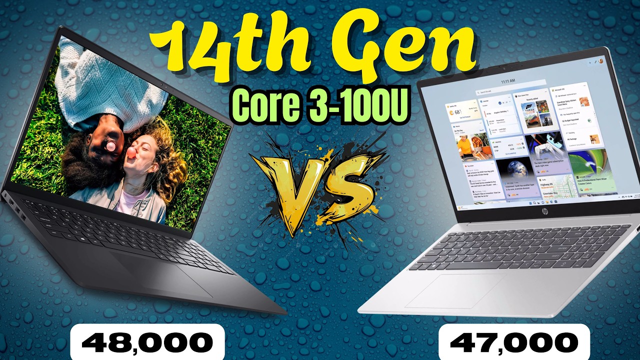 HP VS Dell Laptop Which Is Best | 14th Gen Intel Core 3 + Windows 11 Home | Laptop Under 50k