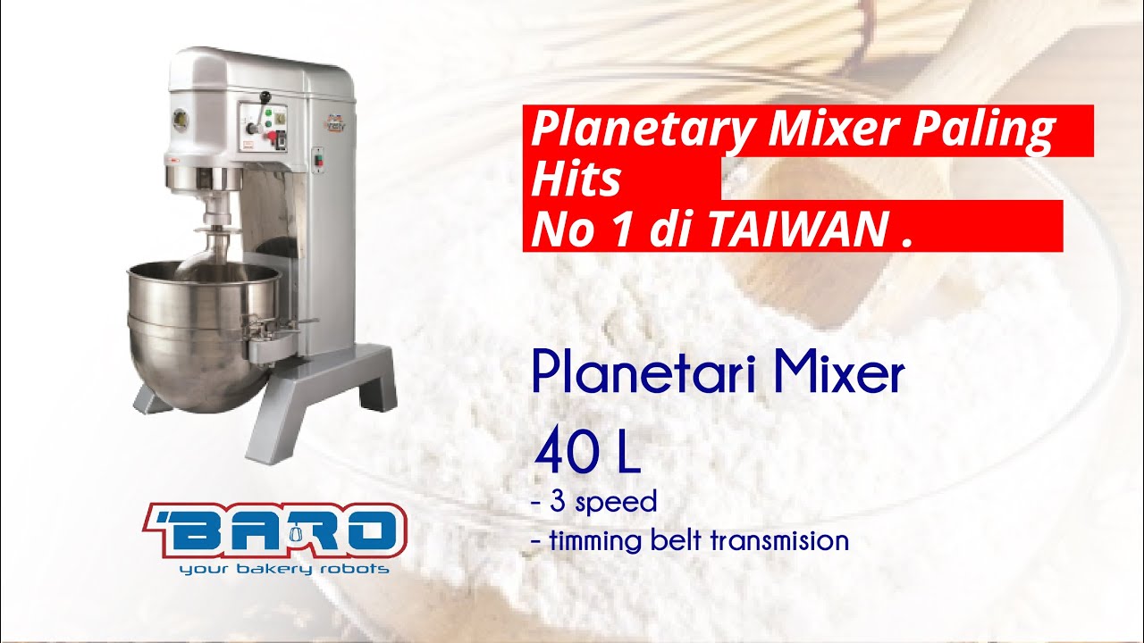 PLANETARY MIXER 40 L