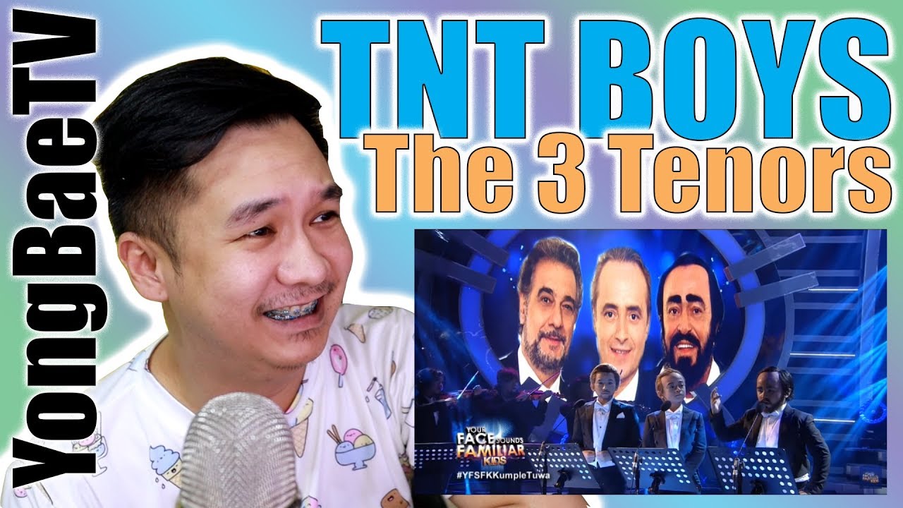 TNT Boys as The Three Tenors | 'O Sole Mio | Your Face Sounds Familiar Kids | Reaction | YongBaeTV