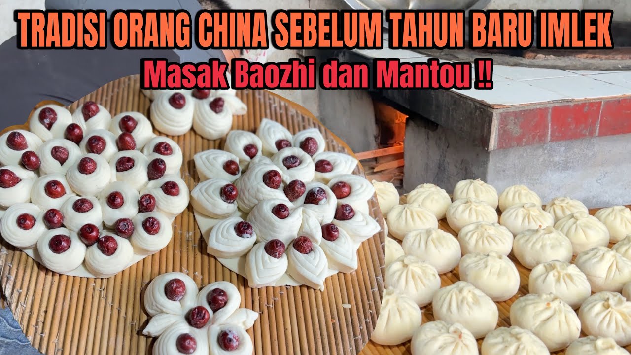 BELAJAR BARENG MAMA MERTUA CARA BIKIN MANTOU DAN BAOZHI YANG CANTIK‼️