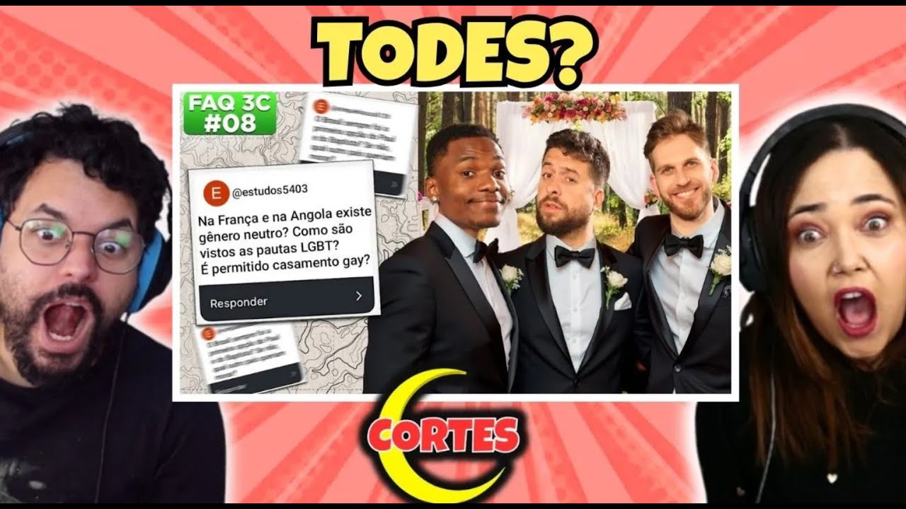 PRONOME NEUTRO EXISTE FORA DA INTERNET? | #3CONTINENTES AchismosTV // REACT