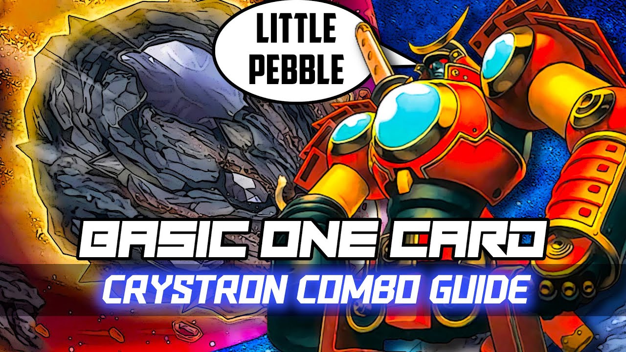 Basic 1 Card Crystron deck combo guide | BEAT NIBIRU EVERYTIME 🪨 | Simple technical play🧠