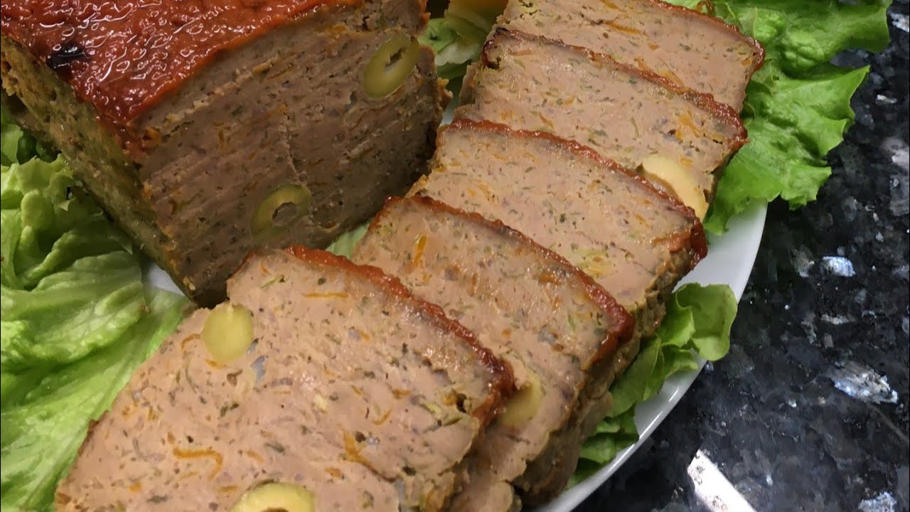 #Pâté à la #viande et aux #légumes #diététique et #savoureux #Pain de viande #باتي #اللحم #بالخضار#