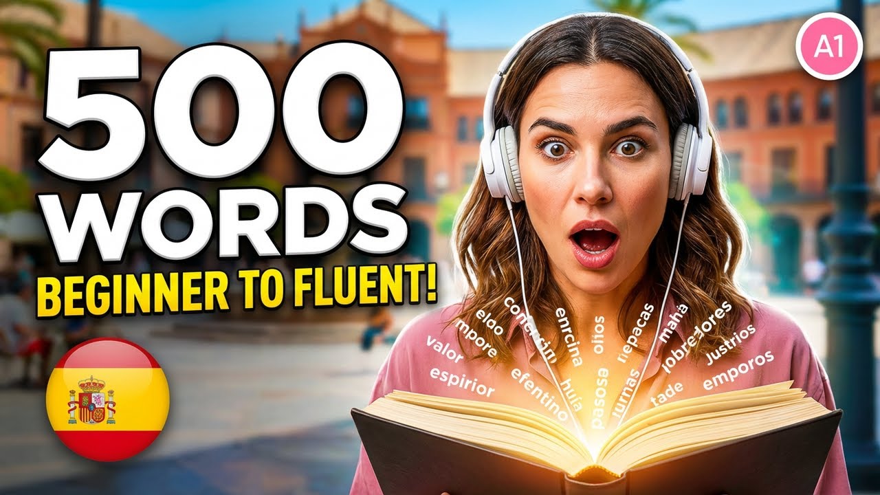 500 Spanish Words Every Fluent Speaker Learned First