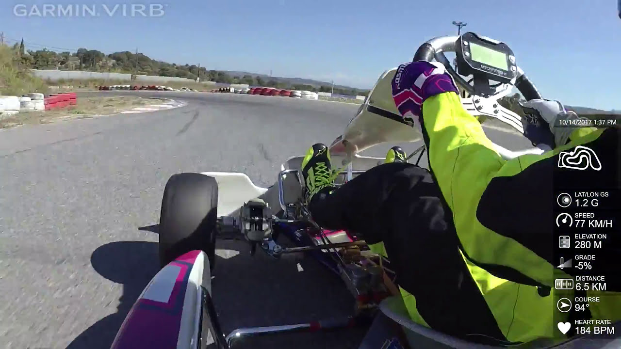 Kartodromo Athens Circuit Testing  Kosmic KZ - TM KZ10B on board