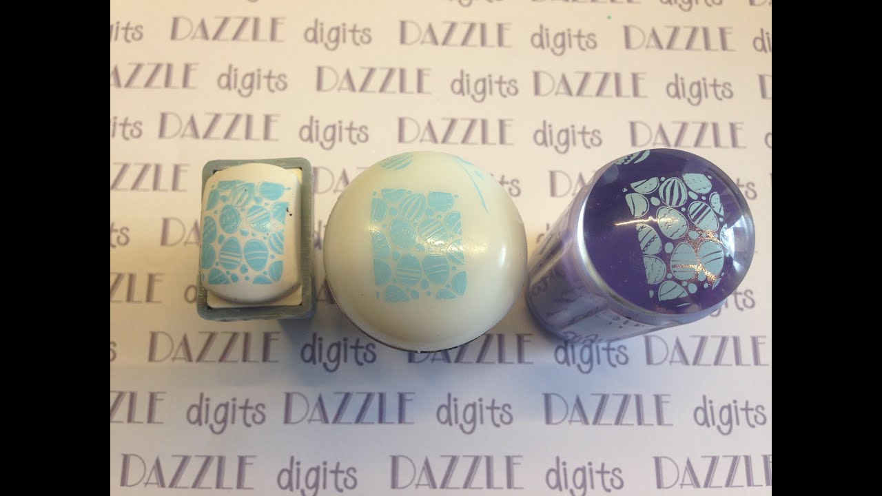 Born pretty stamping polish, plate and scraper demo by dazzledigits