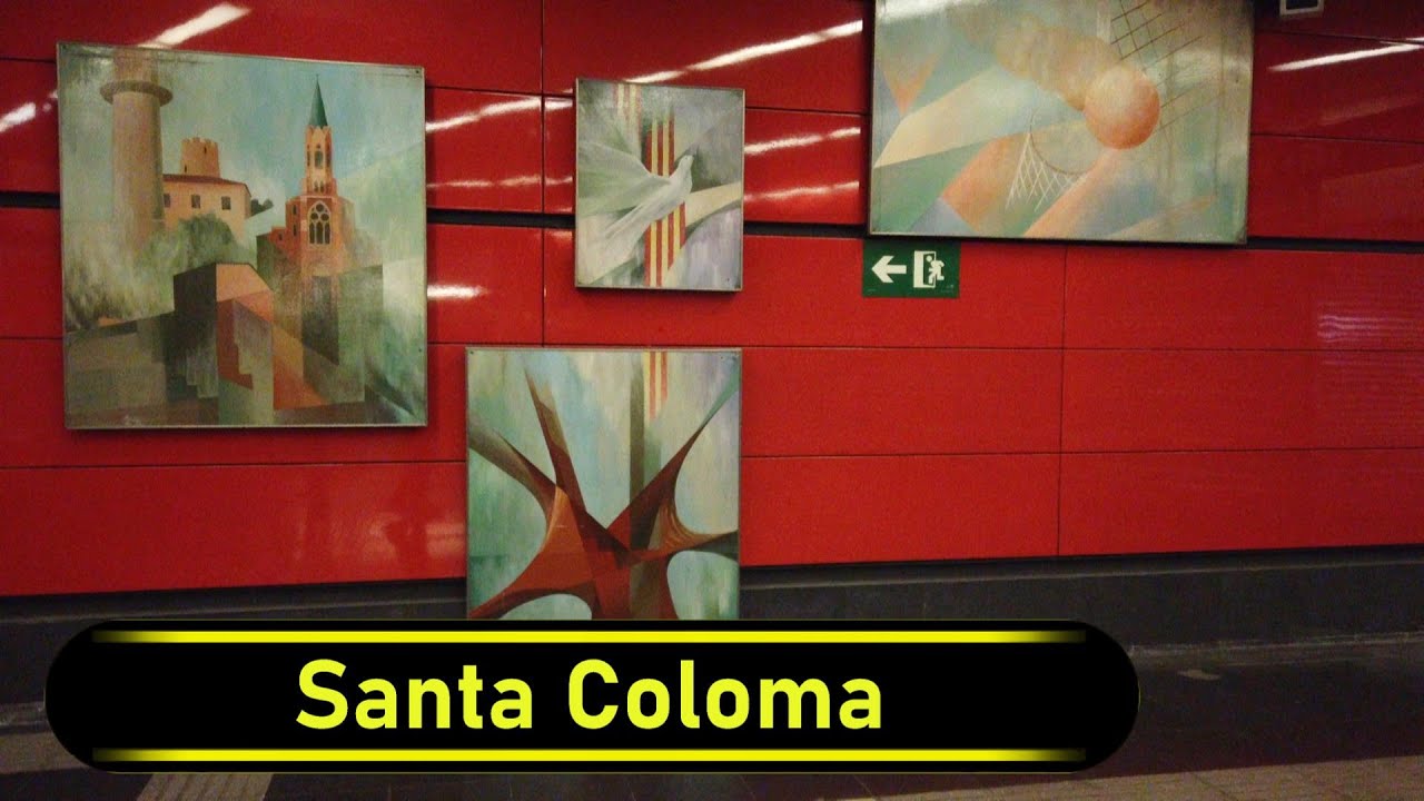 Metro Station Santa Coloma - Barcelona 🇪🇸 - Walkthrough 🚶