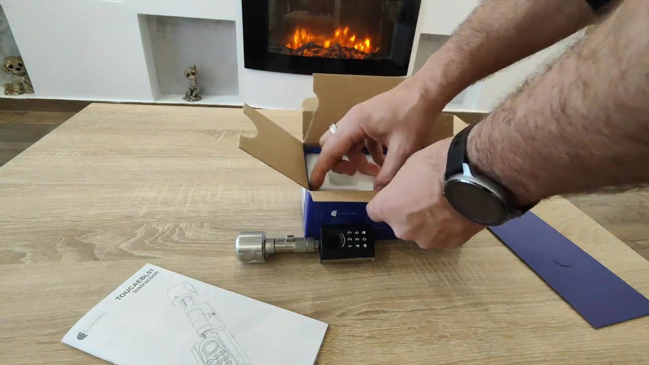 Unboxing WELOCK ToucAEBL51 Fingerprint Smart Lock with Keypad #welock