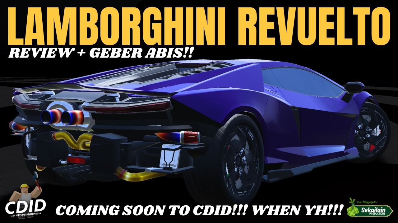 REVIEW LAMBORGHINI REVUELTO CDID DI MAP MANDALIKA CDID!!