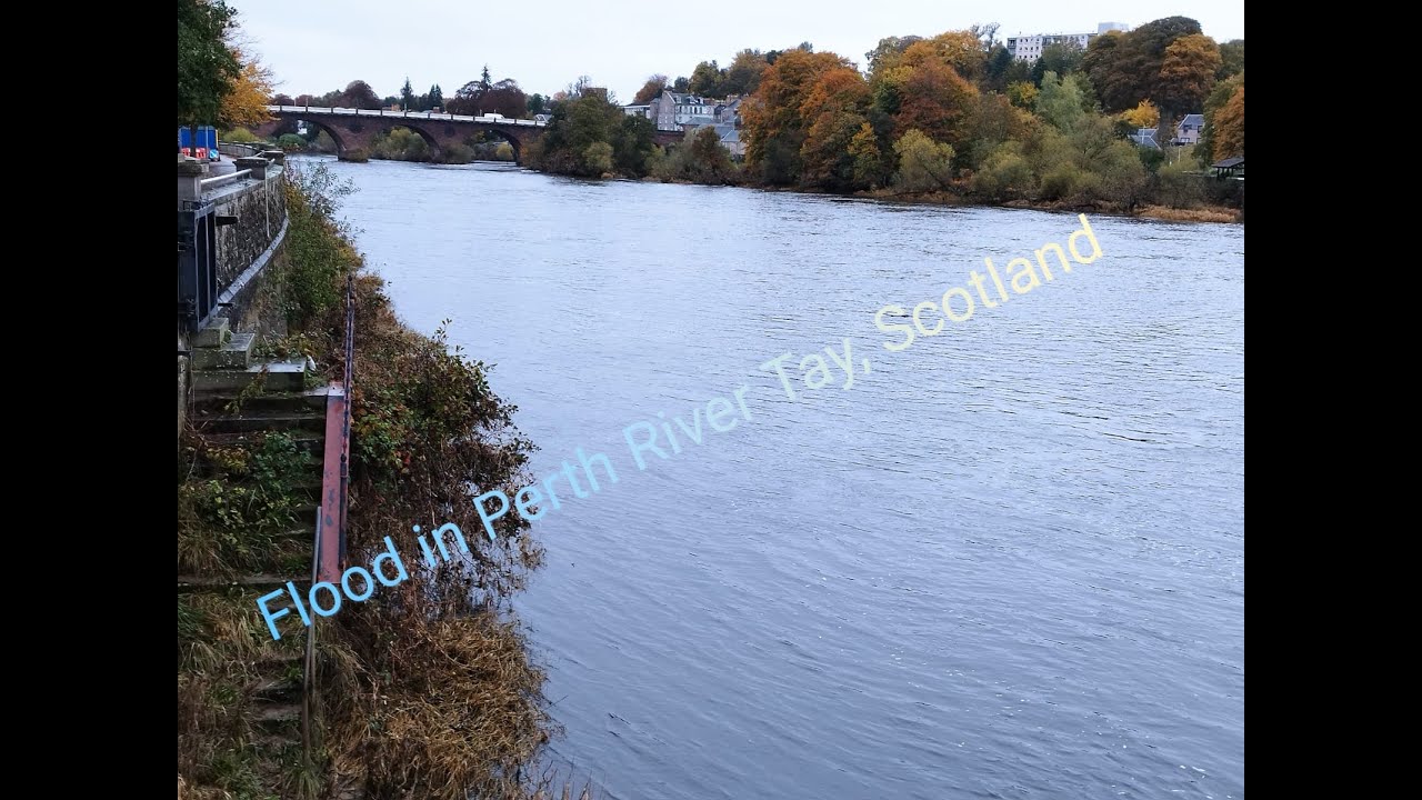 Flood in River Tay, Perth, Scotland, UK (08.10.2023) #perth #scotland #nature