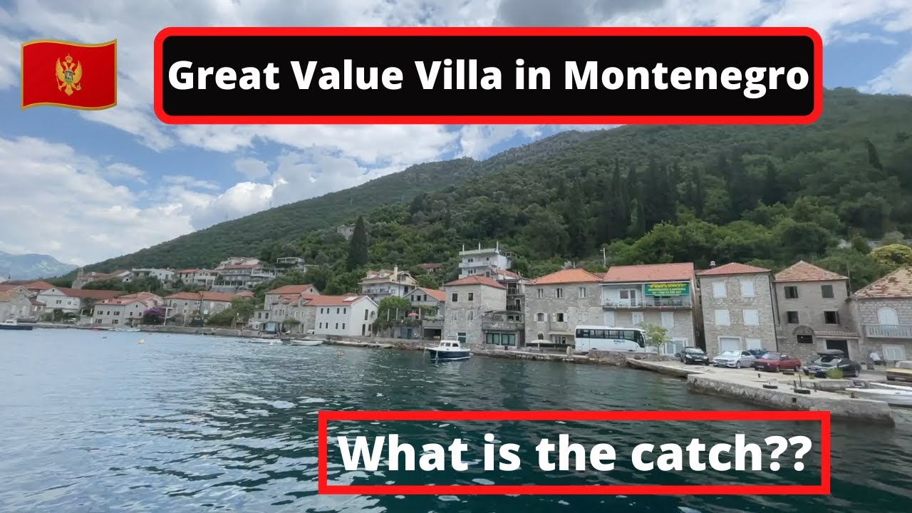 Great value villa in Montenegro - and the legalization process
