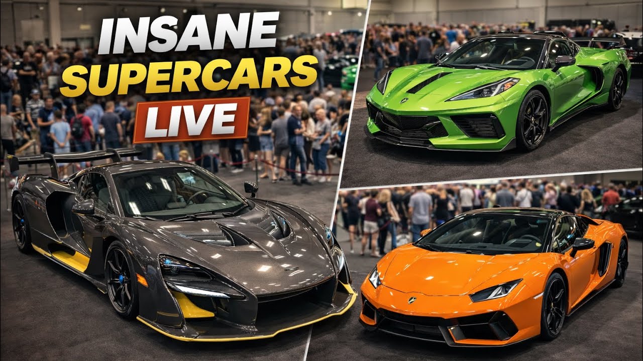 INSANE Supercar Exhibition LIVE 😳 | McLaren, Lamborghini & More