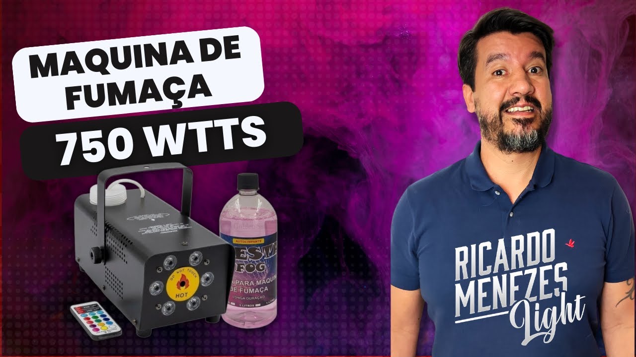 FUMAÇA 750 WTTS GOLDEN SUN !!! SENSACIONAL ! #maquinadefumaça