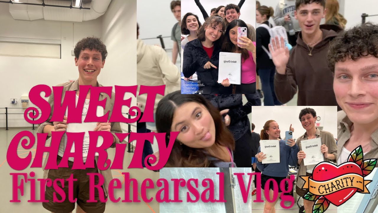 1st rehearsal vlog! │ Boston Conservatory at Berklee Sweet Charity│David Rosenthal
