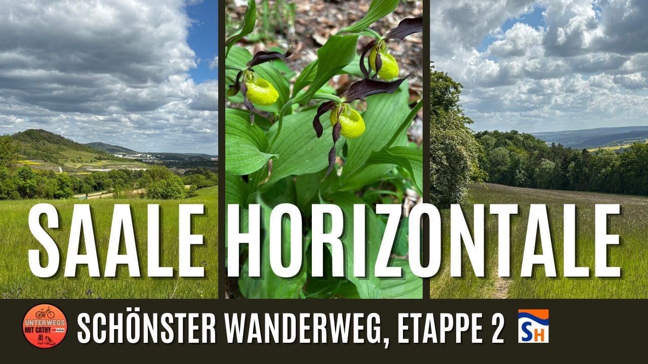 🥾im Tal der Orchideen, Lost Place Autobahn,  Premium Wanderweg Saalehorizontale, Etappe 2