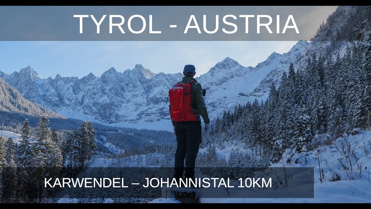 Winter Wonderland 10km hike in the Karwendel (Austrian Alps)