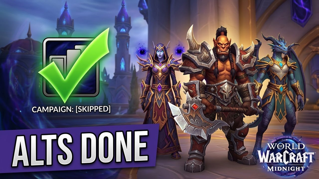 WoW Midnight Campaign Skip &ndash; Play Your Alts WITHOUT Replaying the Story