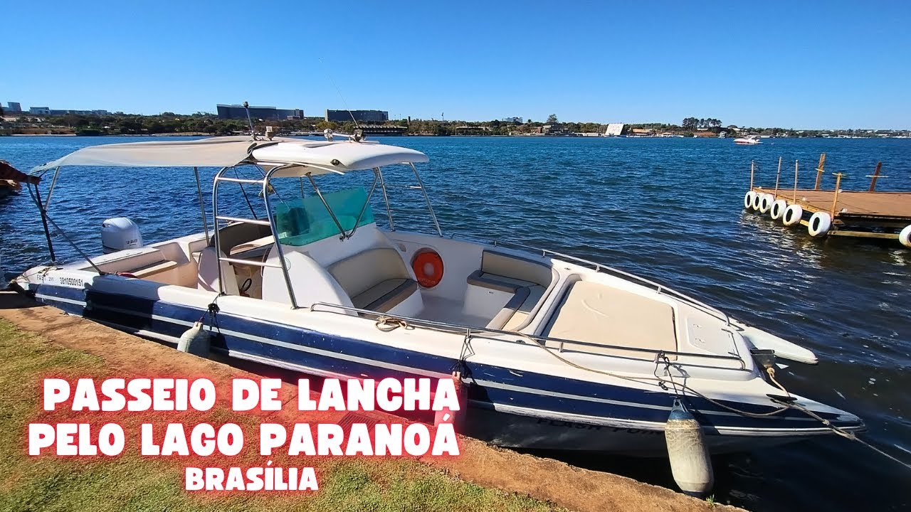 Como funciona o passeio de lancha no lago Paranoá em Brasília