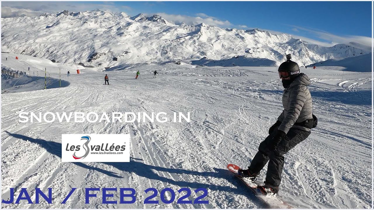 Snowboarding In The Three Valleys