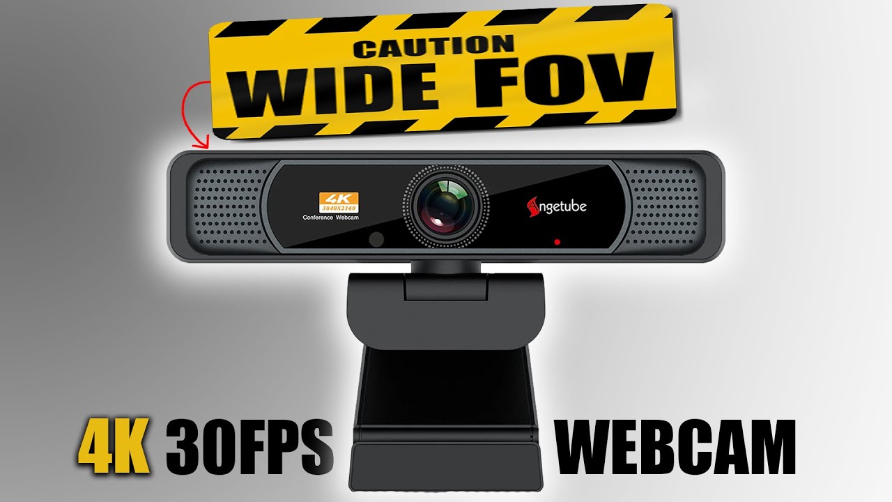 4K Webcam with WIDE FOV by Angetube