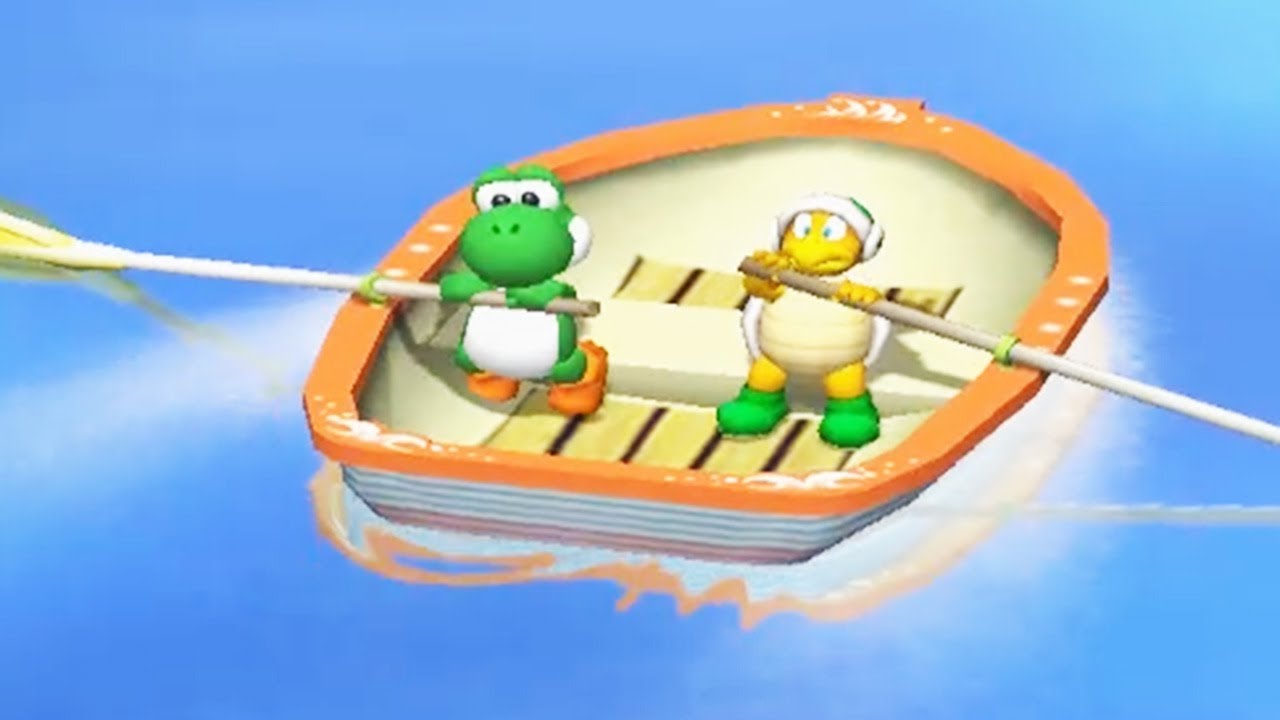 Mario Party 8 - 4 Player 1 Vs 3 Minigames - Waluigi Yoshi Blooper Hammer Bro All Minigames