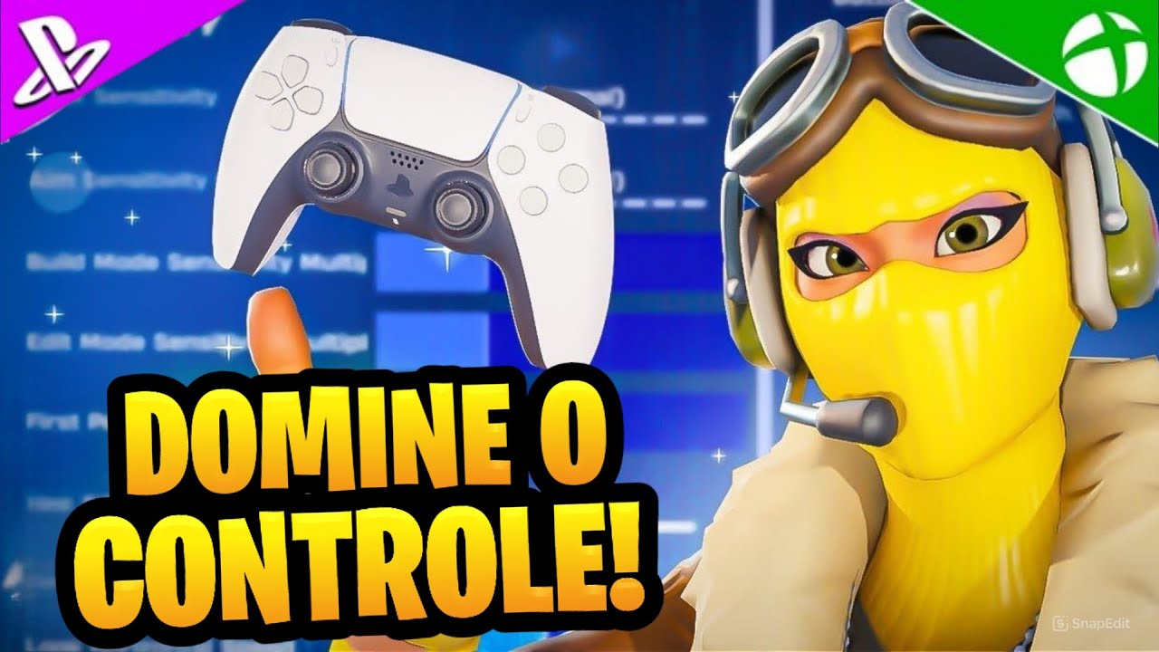 DOMINE O FORTNITE COM ESSAS DICAS INSANAS PARA CONTROLE! MELHOR CONFIGURA&Ccedil;&Atilde;O para CONSOLE! (PS/XBOX)