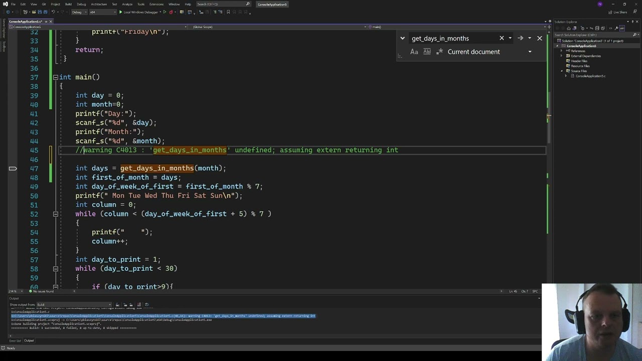 Programowanie w C - E05 - funkcje