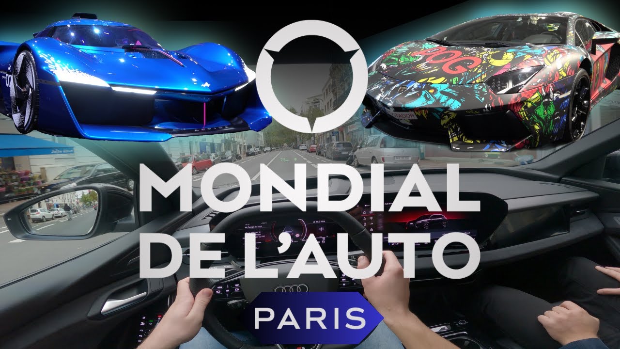 MONDIAL DE L'AUTO 2024 : JE TEST LA NOUVELLE AUDI SQ6 E-TRON !!!     #adam42g