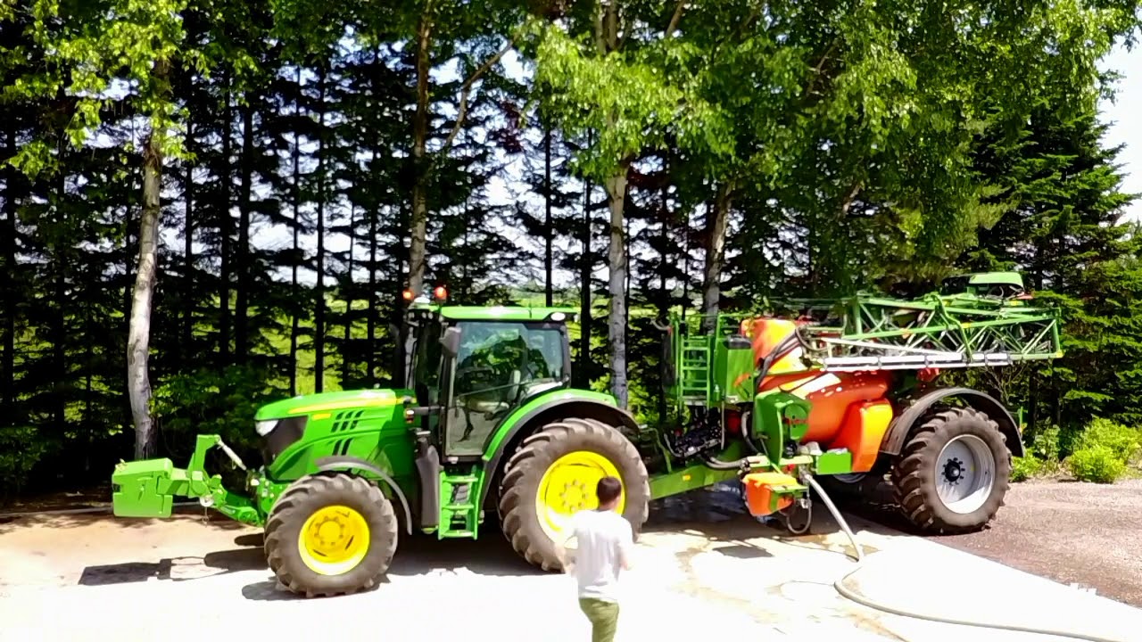 john Deere 6125R   Amazone  UX4200  Super
