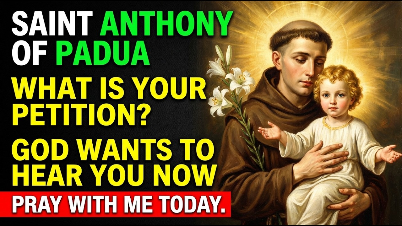 💖 SAINT ANTHONY OF PADUA – URGENT PRAYER FOR IMMEDIATE HEALING THAT WORKS IN ONE DAY