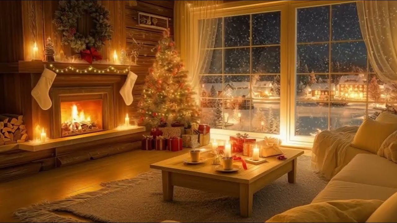 🔥 Cozy Crackling Fireplace 4K | Warm Fire Ambience for Relaxing Nights