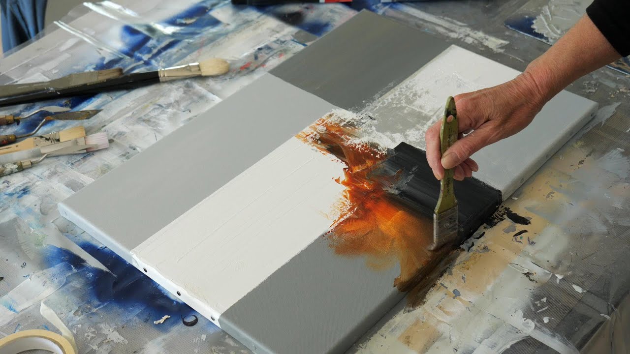 Viral painting/Abstrakte malerei/Demo Peinture abstraite/Abstract Art /Pintura abstracta