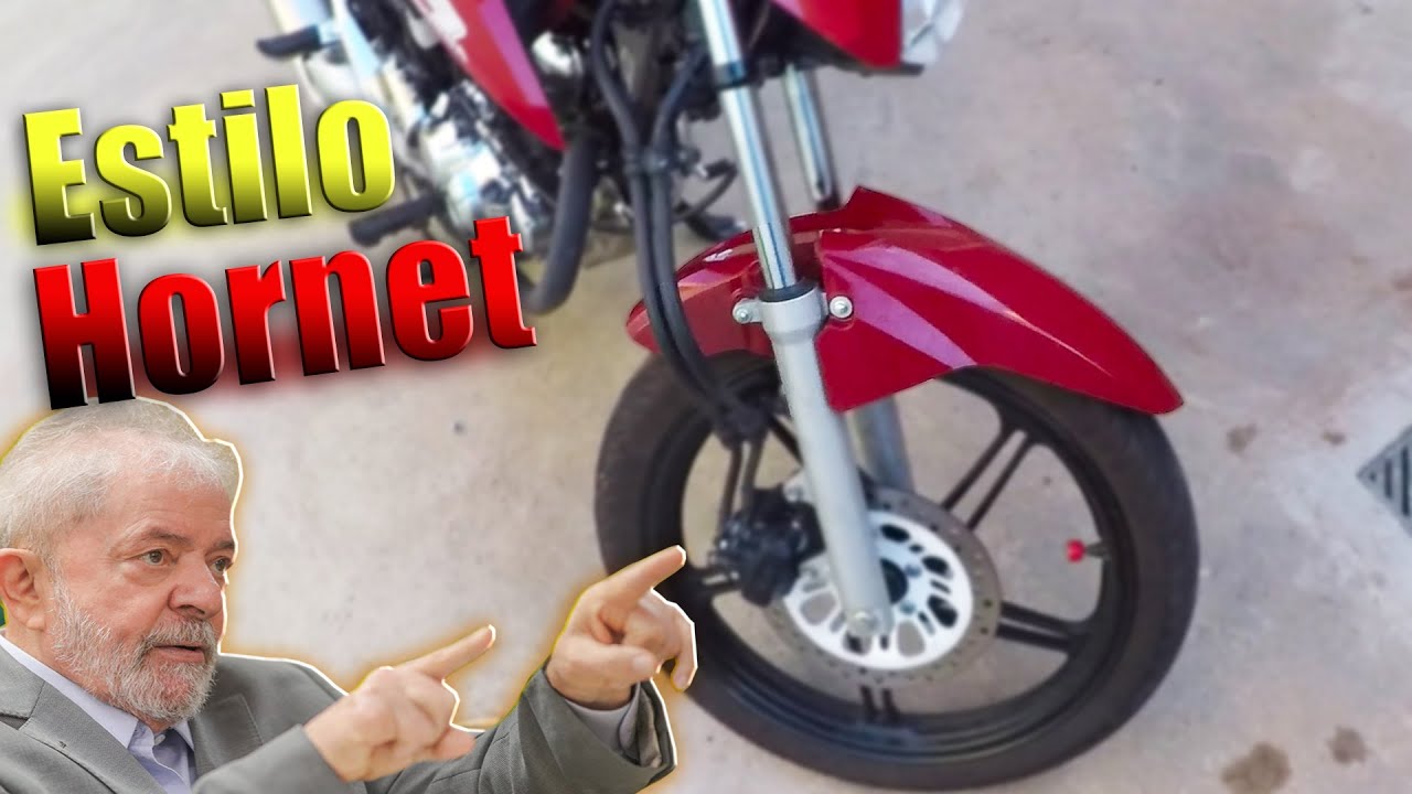 COMO CORTAR O PARALAMA  DIANTEIRO DA SUA CG 160 (igual moto de corrida) ||Fan Do Chromo||