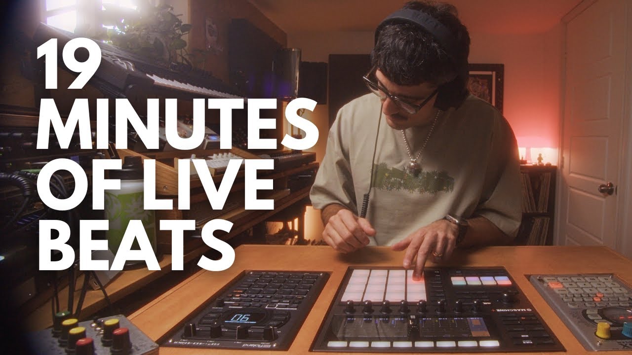 19 Minutes of Live Boom Bap Beats (Maschine + SP-404 mkII Performance)