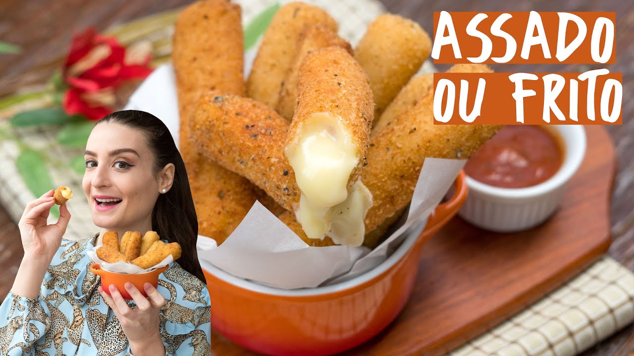 PÃO SOBRANDO? FAÇA ESSE SALGADINHO! Palitos de Queijo Crocante - Cozinha do Bom Gosto - Gabi Rossi