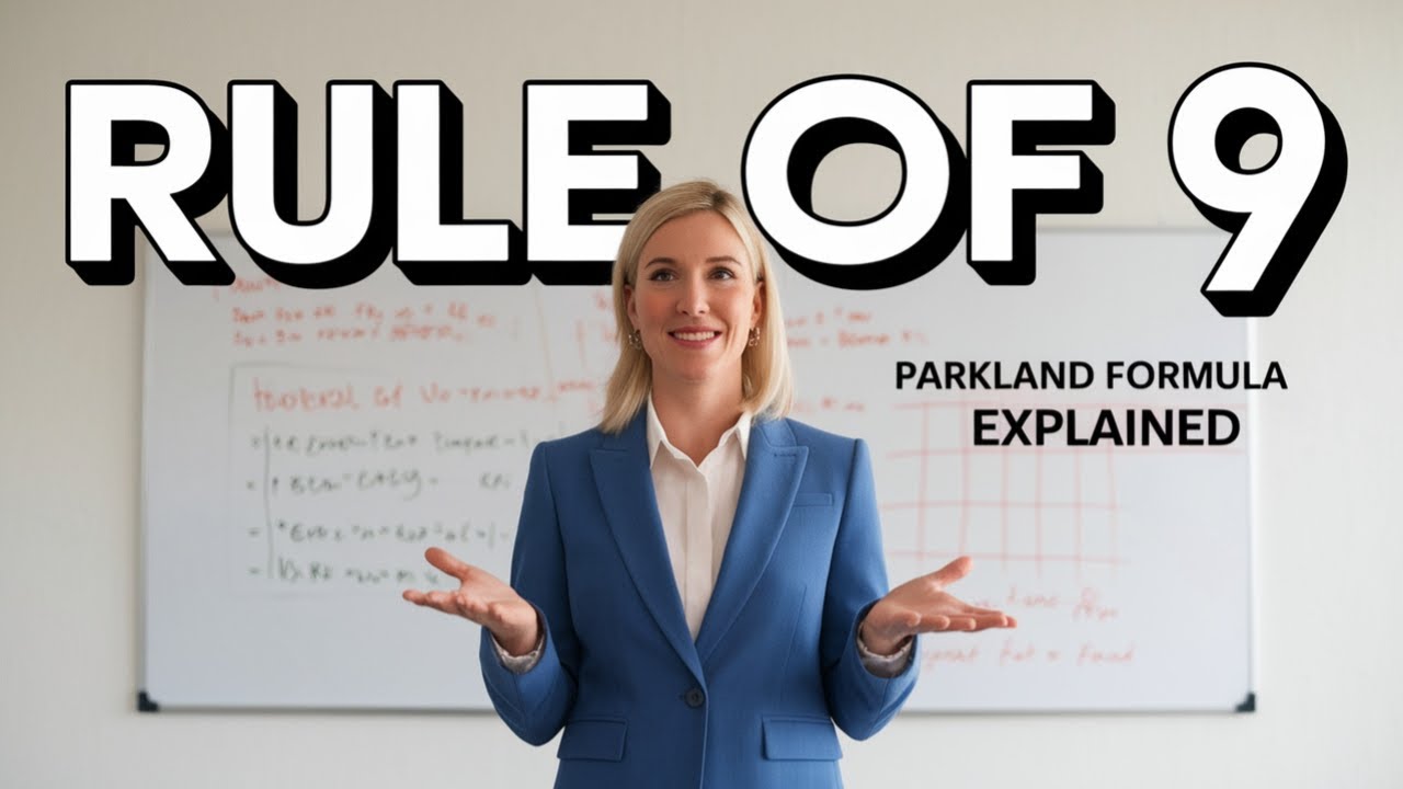 Rule of 9 & Parkland Formula Made EASY! | Burn Calculation in 5 Mins