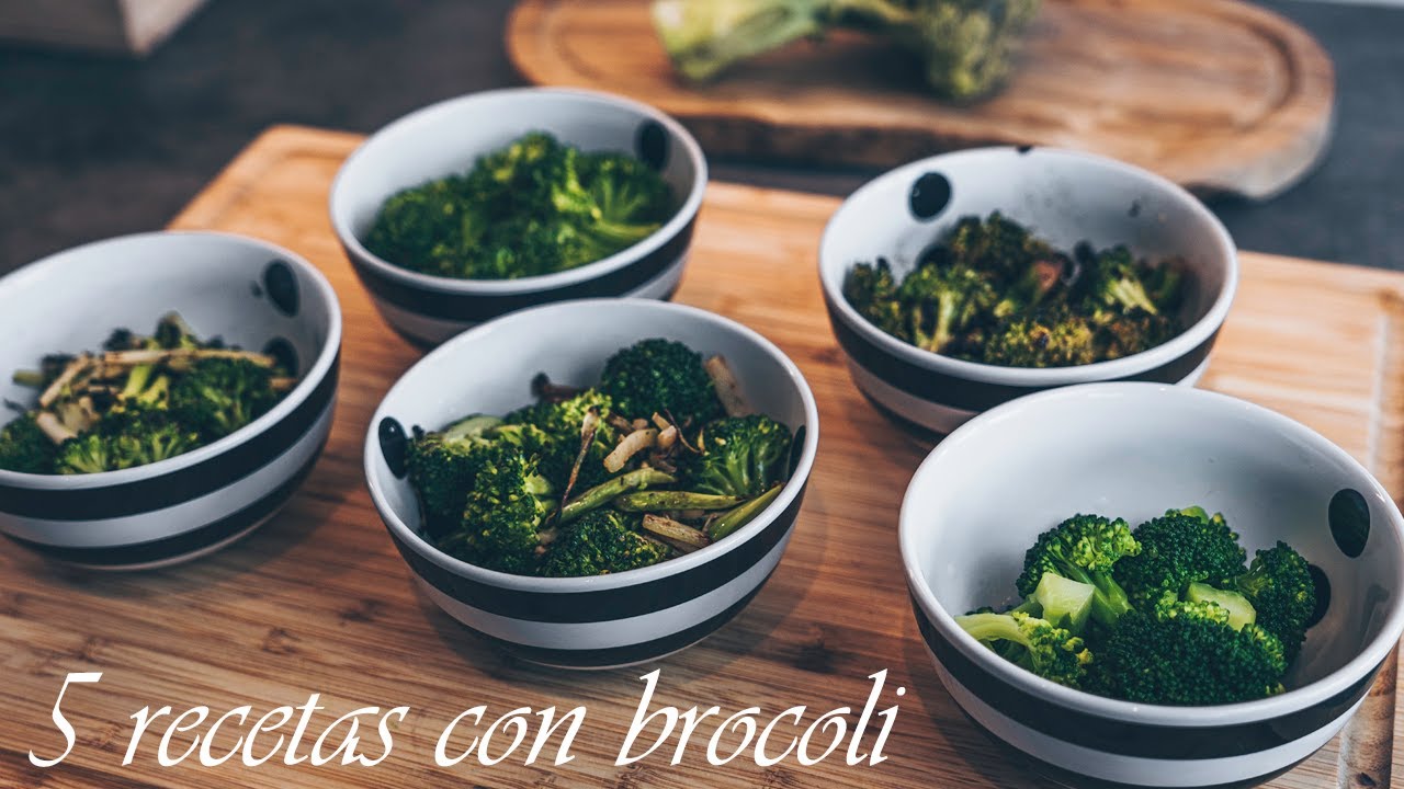 MASTERCLASS: 5 RECETAS con BROCOLI || Cómo cocinar BROCOLI