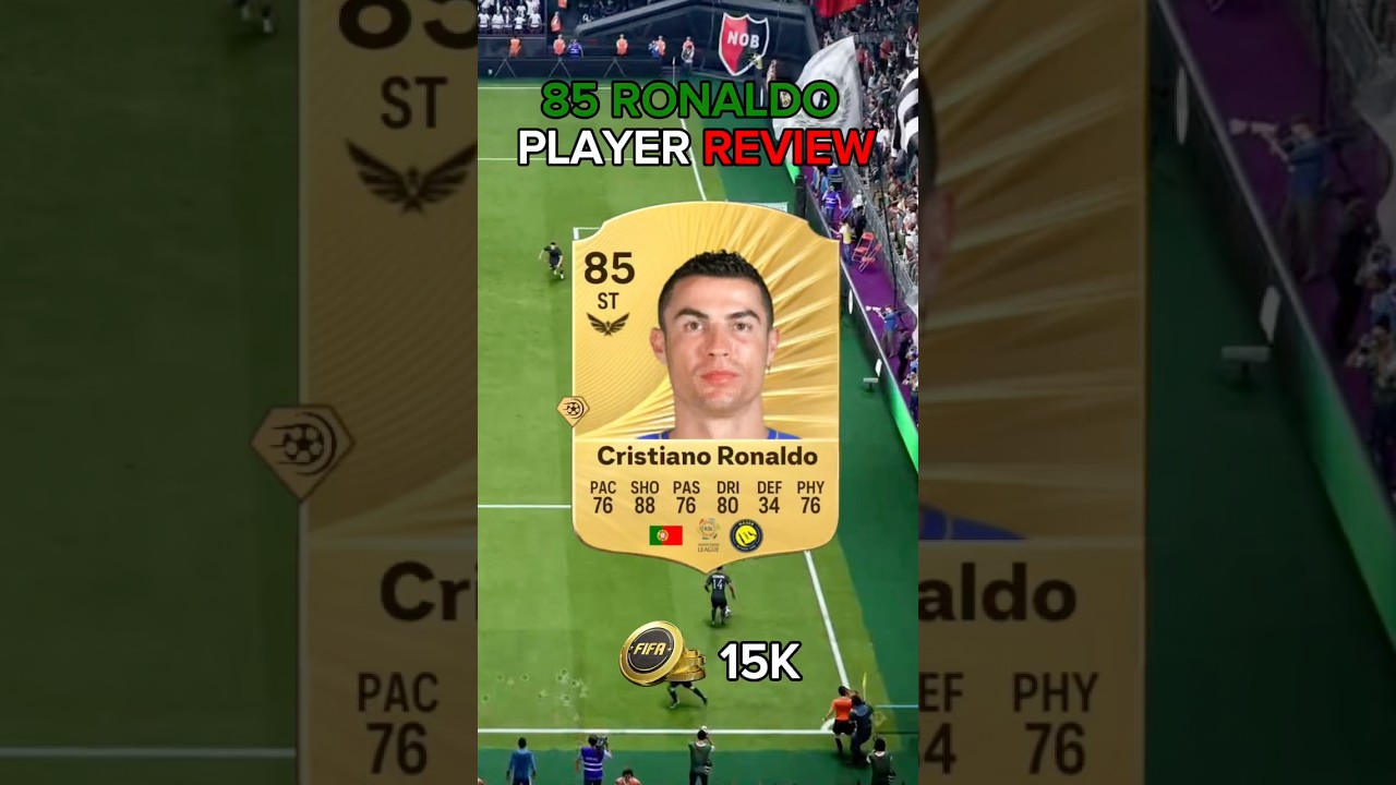 85 gold RONALDO player review ea fc 26 #shorts #short #eafc26 #fc26