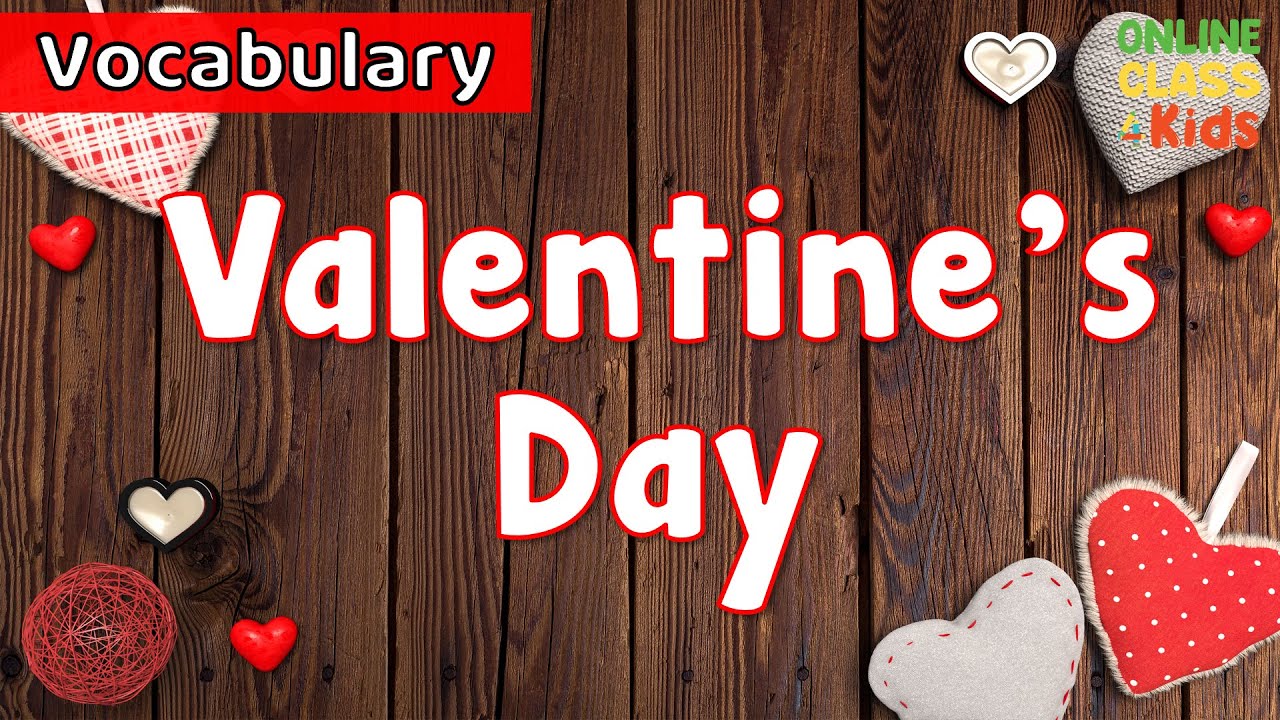 Valentine's Day | Educational Videos | Learn English - Talking Flashcards| ESL Game