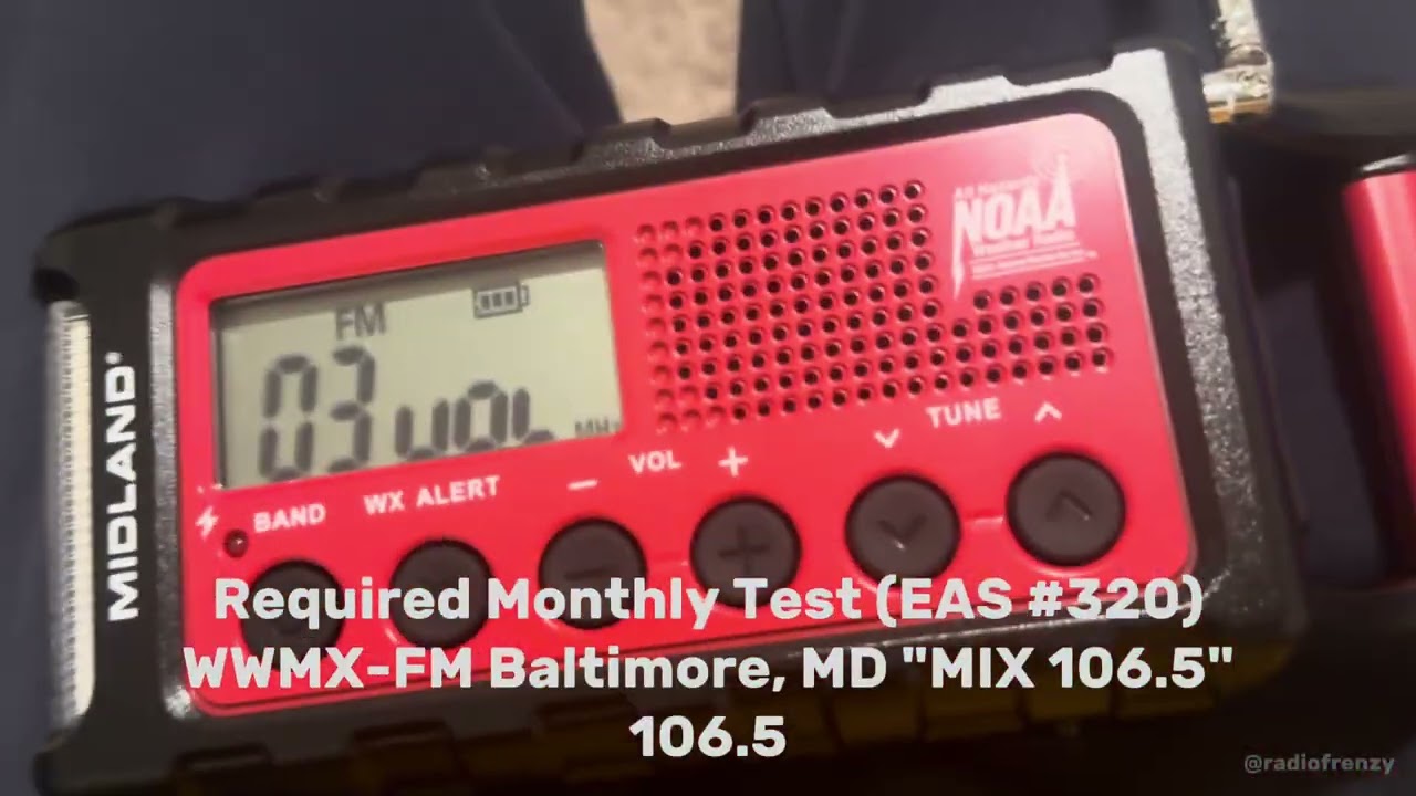 Maryland RMT on FMs 2/25/26 (EAS #316-321)