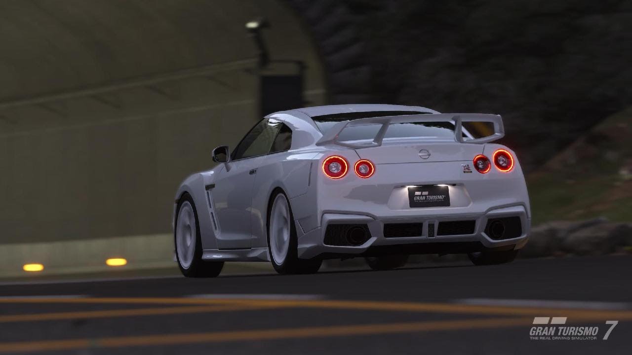 グランツーリスモ 7よりトライアルマウンテンを走るGT-R premium edition🏁🚗🎮🏆