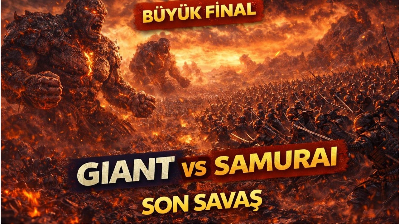 🏆 BÜYÜK FİNAL! 🗿 GIANT vs SAMURAI ⚔️ | Turnuvanın Şampiyonu Kim? ULTİMATE EPİC BATTLE SİMULATÖR 2